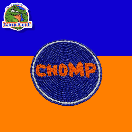 CHOMP Beaded Pin