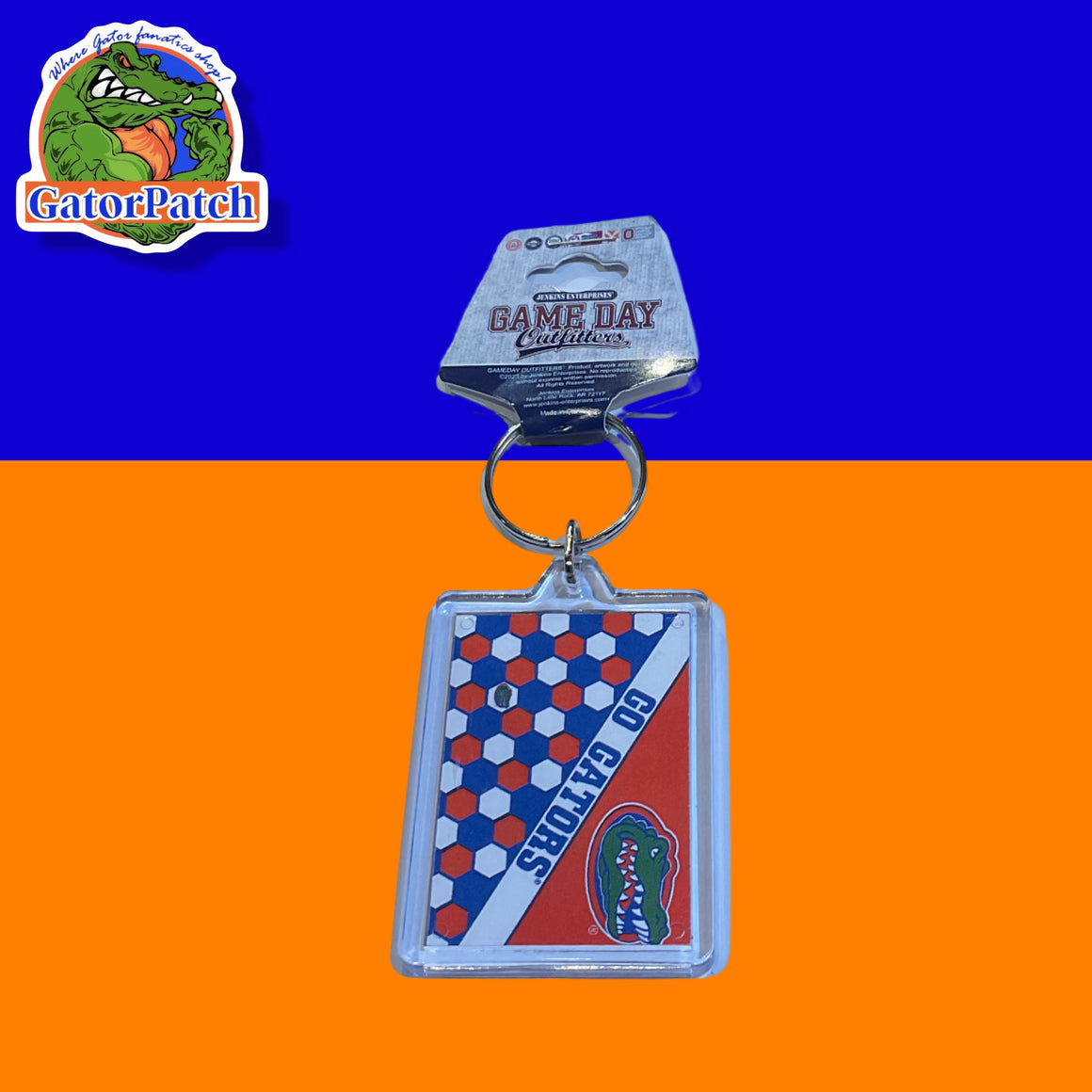 Go Gators Split Keychain