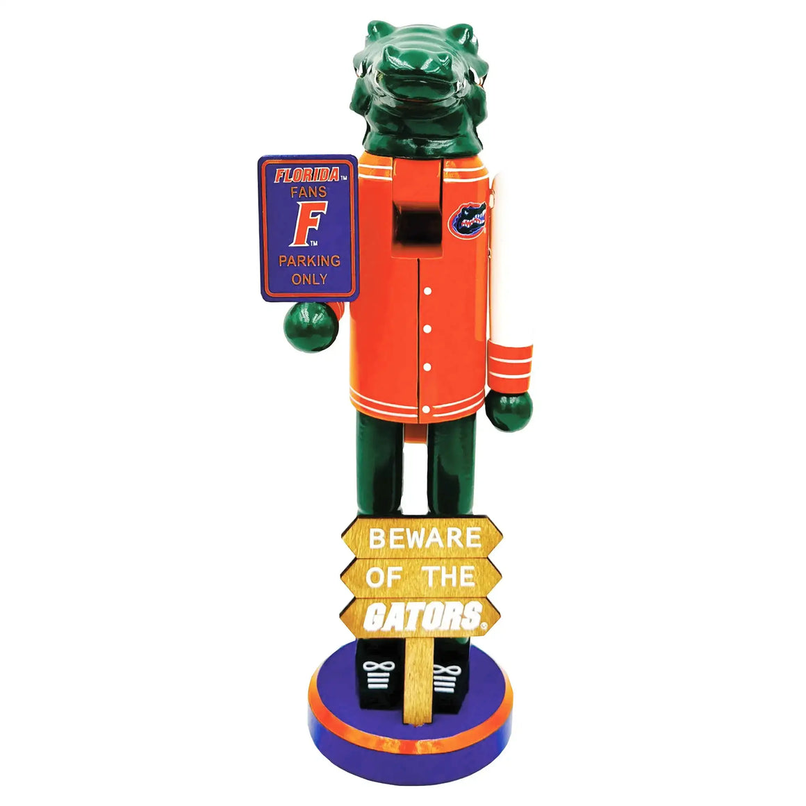 12" Florida Beware of the Gators Nutcracker