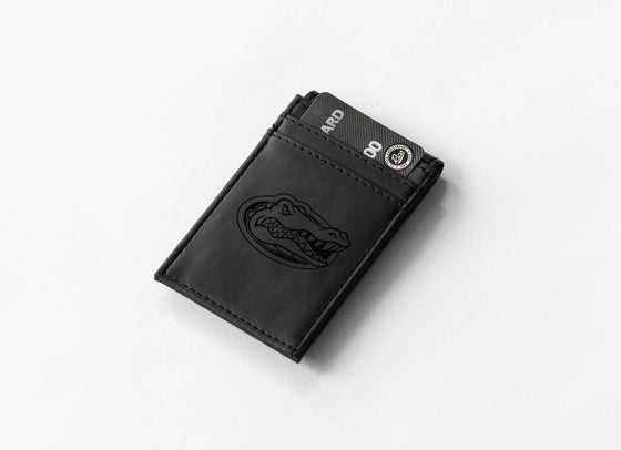 Florida Gators Laser Engraved Front Pocket Wallet, Black