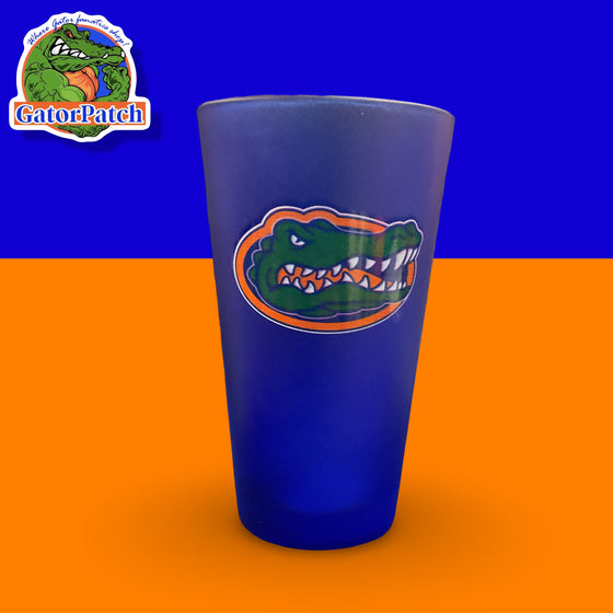 Blue Tall Gator Head Cup