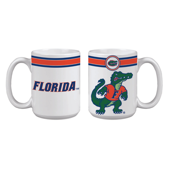 15oz Florida Gators Classic White Mug