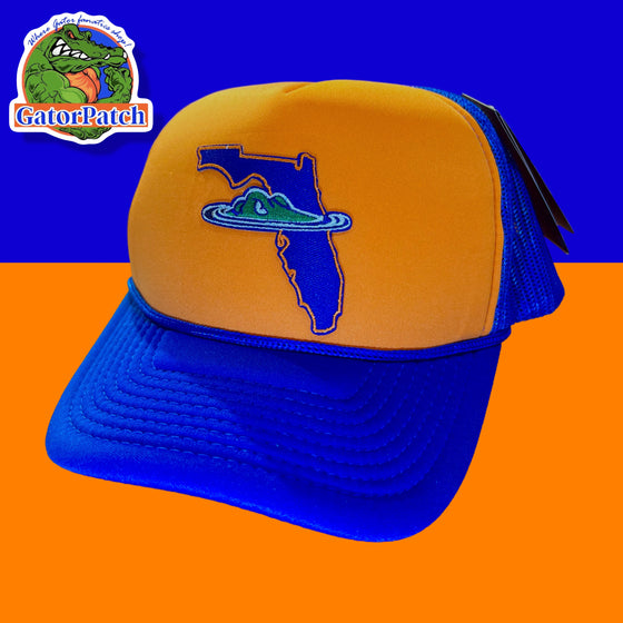 Orange and Blue Gator State Hat