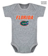 Florida Gators Infant Bodysuit: Screen-print : Royal / Welcome to the Swamp / 6-9 Months