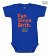 Florida Gators Infant Bodysuit: Screen-print : Royal / Welcome to the Swamp / 6-9 Months