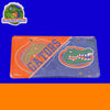 Blue and Orange Split License Plate