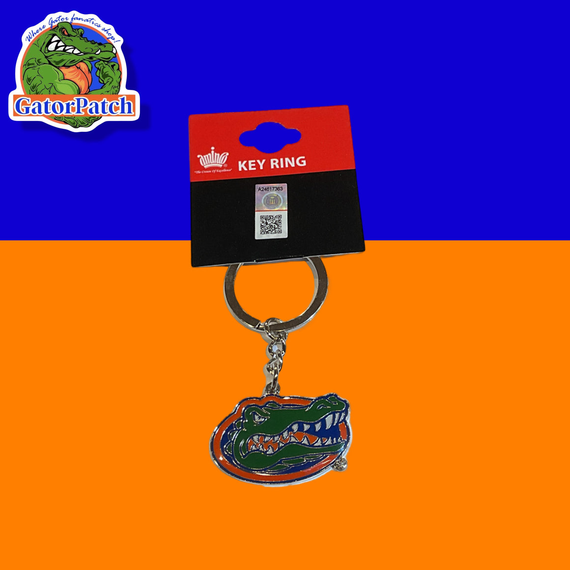 Gator Head Keychain