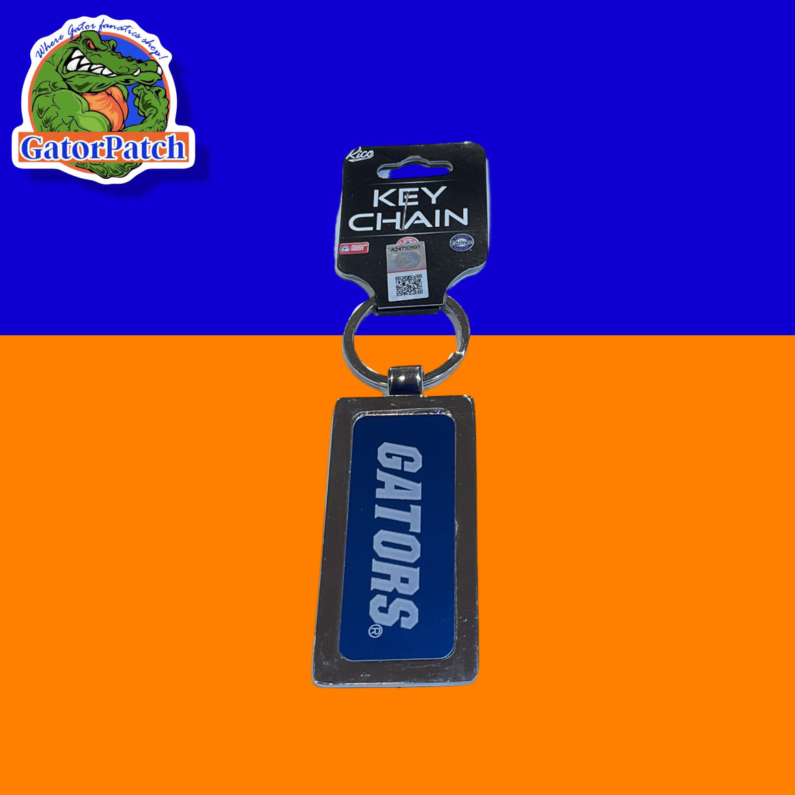 Blue Gators Keychain