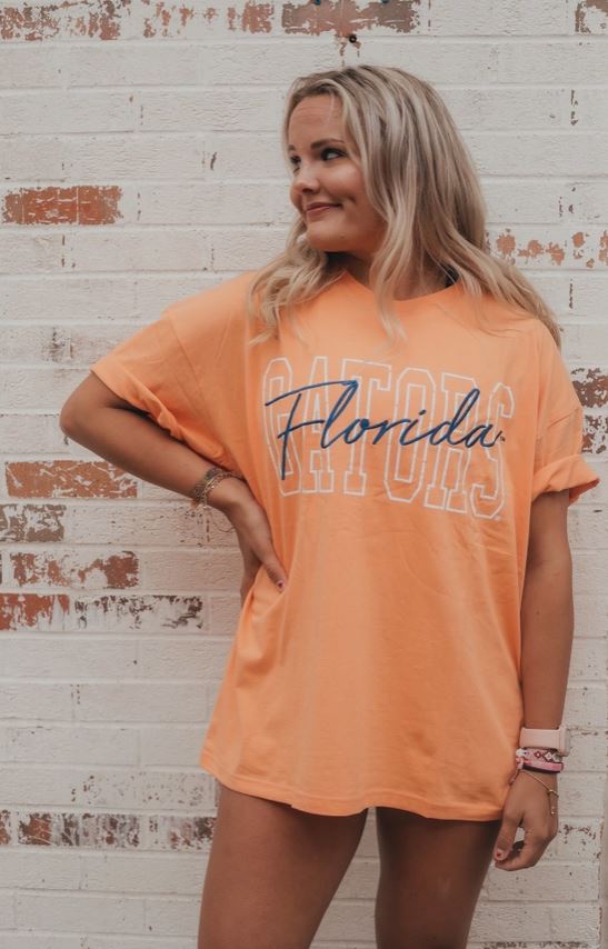 Florida Owens Outline Oversized Band Tee