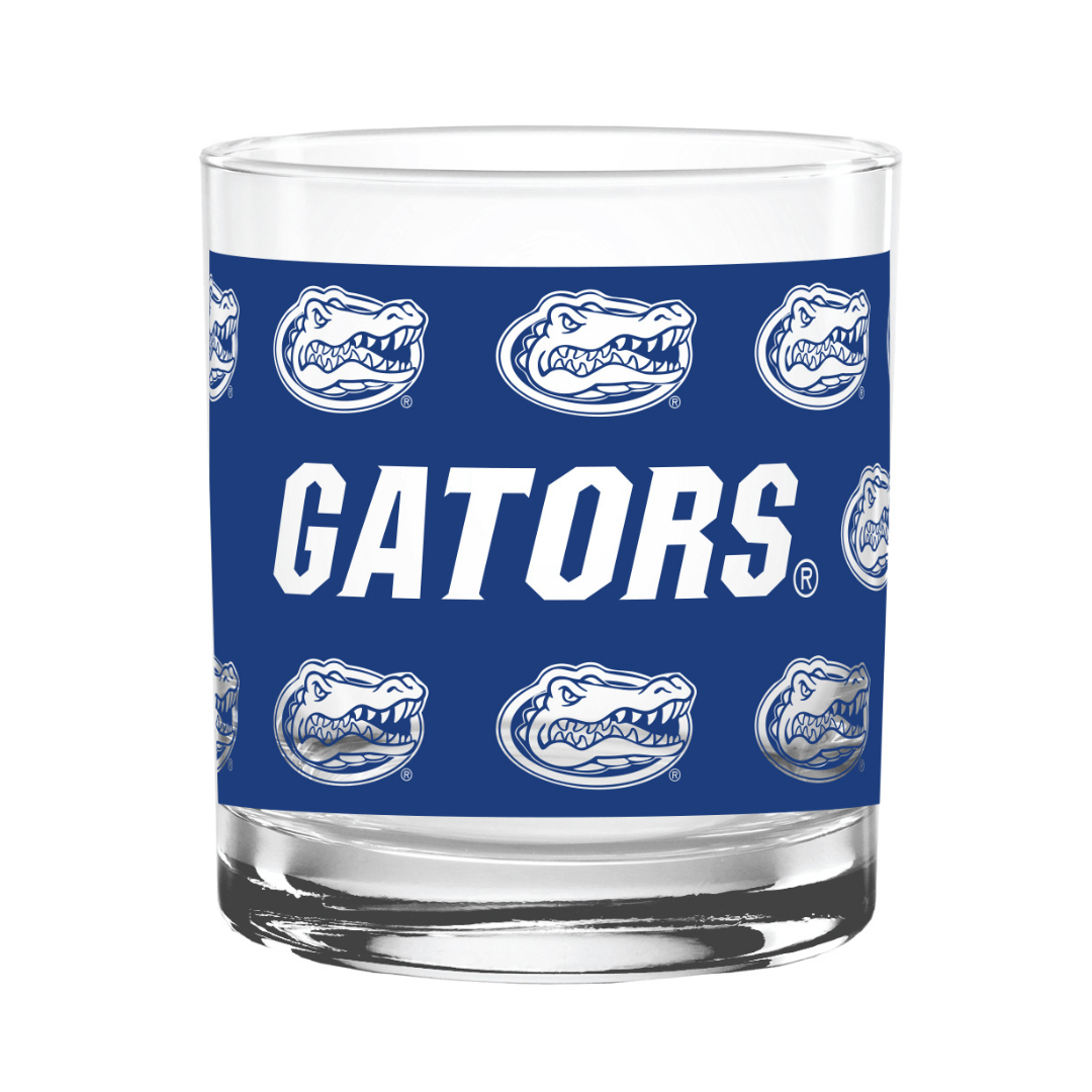 14oz Florida Gators KO Logo Rocks Glass