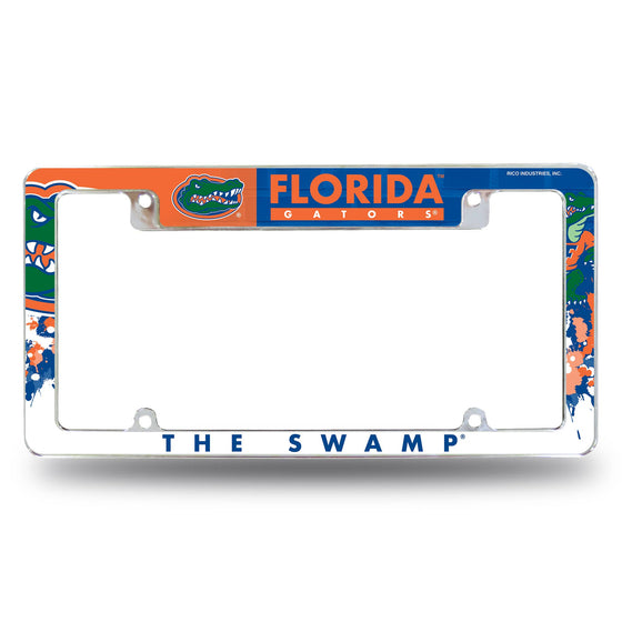 NCAA Florida Gators All Over Chrome Frame