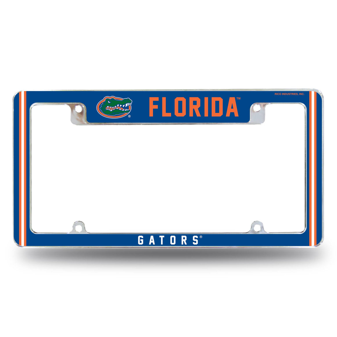 NCAA Florida Gators Alt Design All Over Chrome Frame